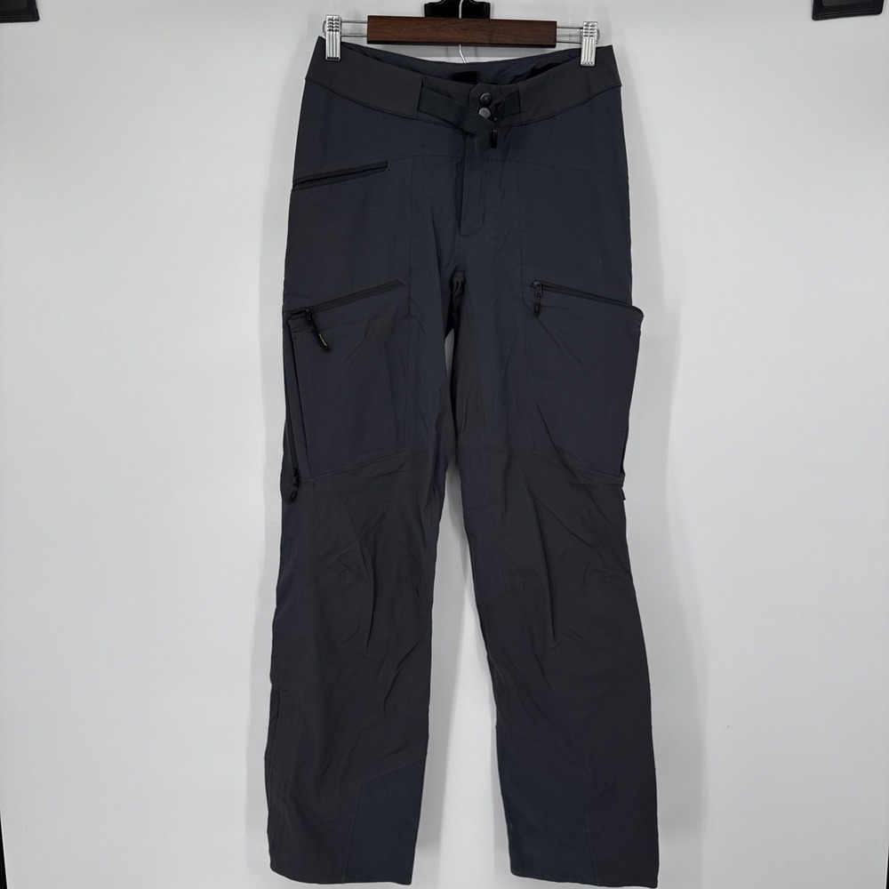 Black Diamond Dawn Patrol Pant Women Small Gray Softshell Ski Alpine Recco